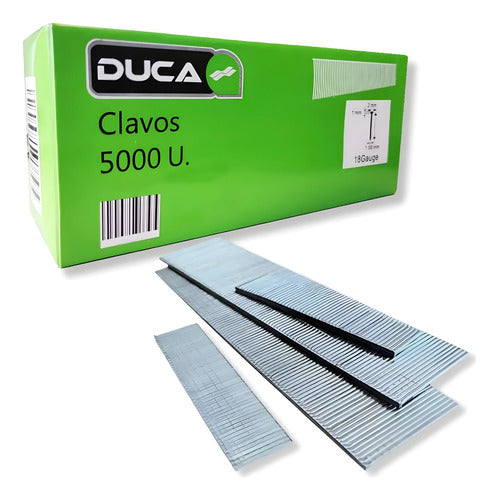 Duca Clavos De Acero Para Clavadora Neumática 20mm Caja 5000 U 0