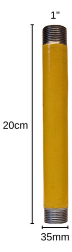 Niple 1 X 20cm Epoxi Gas Dema 1