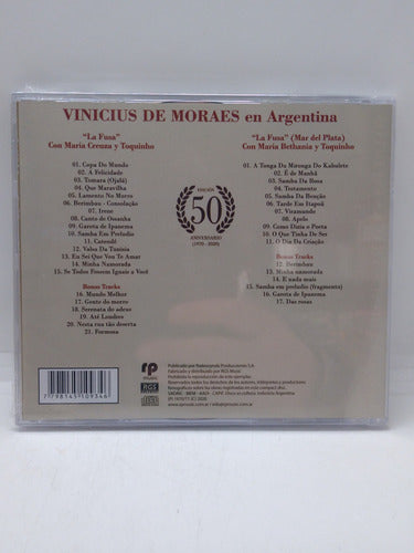 Vinicius De Moraes En Argentina La Fusa Completo 2 Cds 1