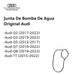 Water Pump Gasket for Audi Q3 2019 to 2021 2