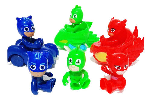 PJ Masks Spectacular Set Pack of 3 Action Figures with 3 Vehicles 1