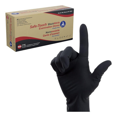 Dynarex Safe-Touch Disposable Nitrile Exam Gloves 0