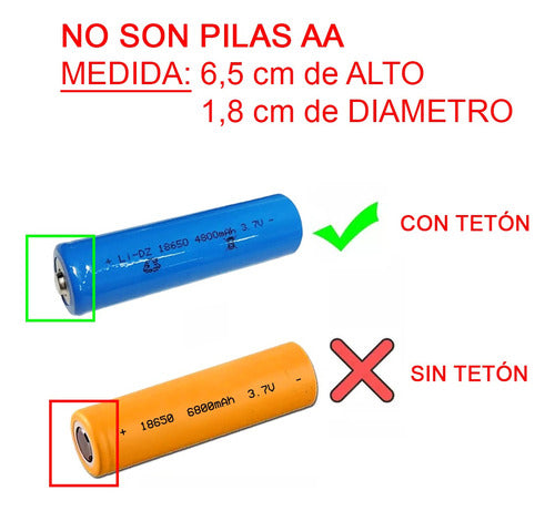 HWD Rechargeable Battery Charger 18650 + Teton 4800 mAh Battery 1