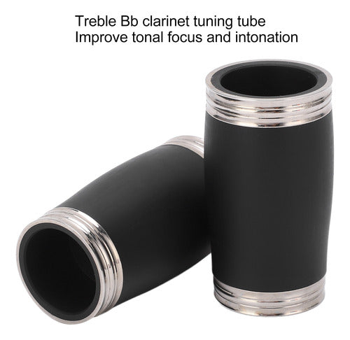 2 Peças De Tubo De Afinação De Clarinete Bb Treble Pitch Pip 3