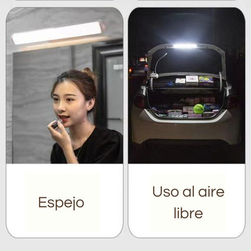 Foldable LED Desk Lamp 3 Tones with USB Touch Long 30cm 8