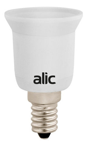 Alic E14 to E27 Base Adapter Pack of 5 0