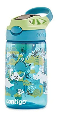 Contigo Water Bottle for Kids with Autospout Straw - Dino 1