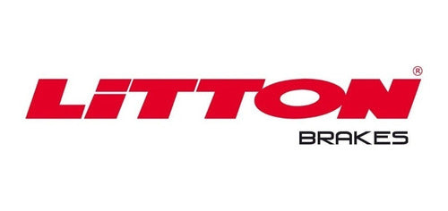 Litton Kit 2 Brake Discs for VW Up! 1.0 1