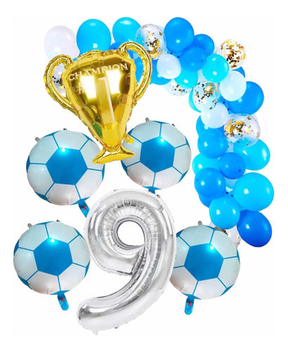 Anagram 120 Uruguay Football Theme Balloons Pack 0