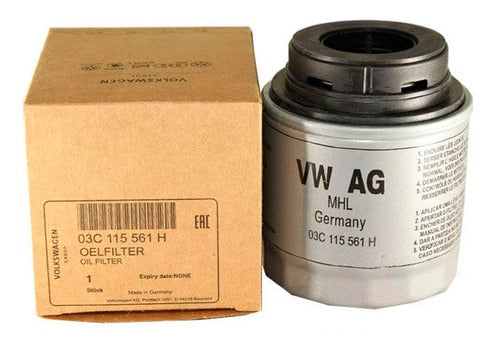 Filtro Aceite Polo India 2015 A 2017 Volkswagen Orig 0