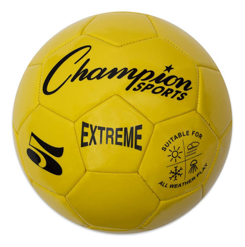 Champion Sports Extreme Series Size 5 Soccer Ball - Yellow 0