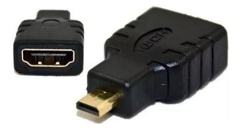 Seisa Adaptador Hdmi Hembra A Micro Hdmi Macho 1080p Hd Notebook 0