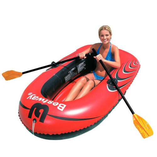 Bote Inflable Balsa Hydro-force196x115cm C/inflador Bestway 0