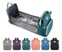 Maternal Backpack with Foldable Changing Crib and USB - Many Colors 12