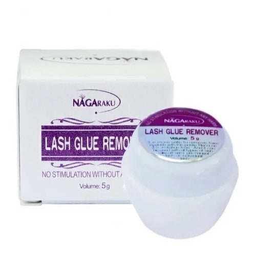 Nagaraku Kit Microhisopos Para Pestañas + Cream Remover 1