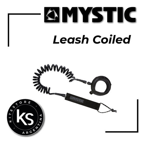 Leash Mystic Coiled Board Surf/Wing 1