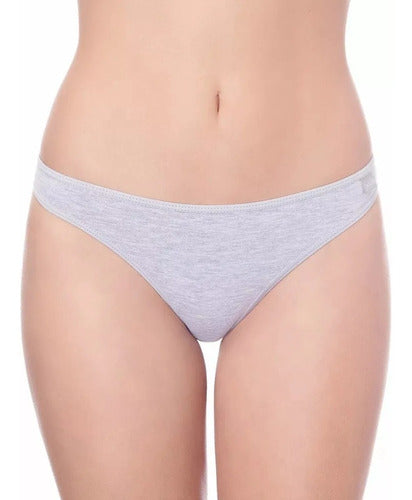 Pack of 2 Sol Y Oro Cotton and Lycra Basic Smooth Colaless Panties 7497 0