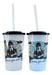 10 Personalized Transparent Souvenir Cups with Name 2