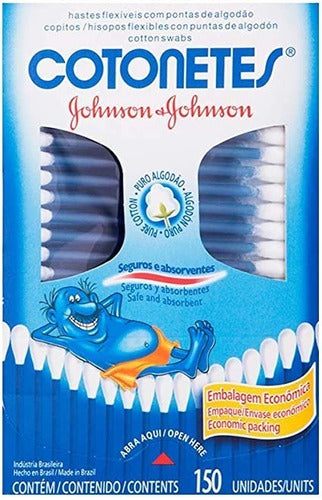 Hastes Flexíveis Johnson & Johnson Cotonetes Caixa 150 Uni 0