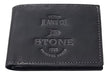 Stone Gran Billetera Tarjetero Stone Stamp - Cuero Vacuno Legítimo 5