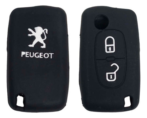Silicone Key Cover Peugeot 3 Button for 207 Gti 307 308 3008 0