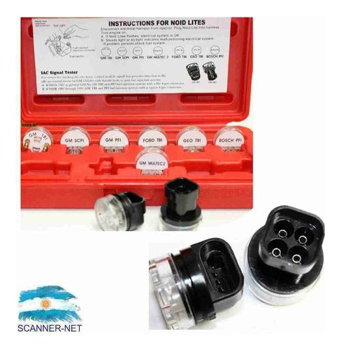 Eurotech NOID Lamp Diagnostic Kit for Automotive Electronic Injection + Automotive Programs + Injection Electronic Course 6