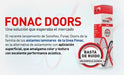 Membrana Acústica Fonac Doors Para Puertas - Bco/gris/marrón 3