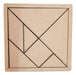 24 Tangram Mdf Fibrofacil Souvenir Niños /ideal Cole 0