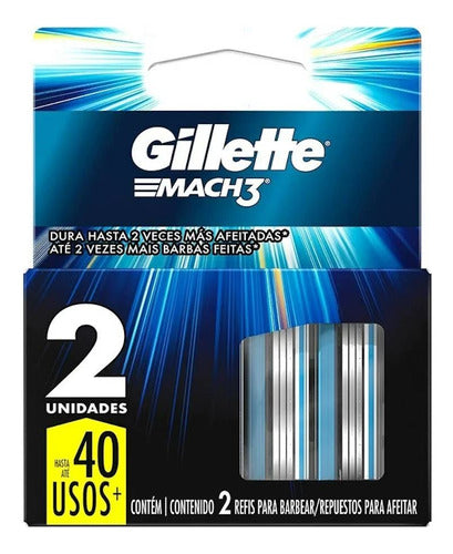 Repuestos Gillette Mach 3 X 2 Unidades 0