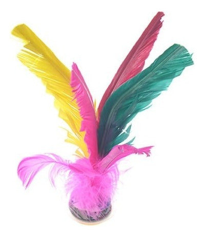 4 Colores Pluma Shuttlecock De Kicker Jianzi Chino Juego Dep 1