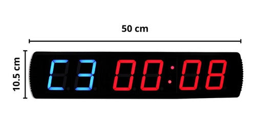 Temporizador 50cm Cronometro Timer Gimnasio Crossfit Tabata 1