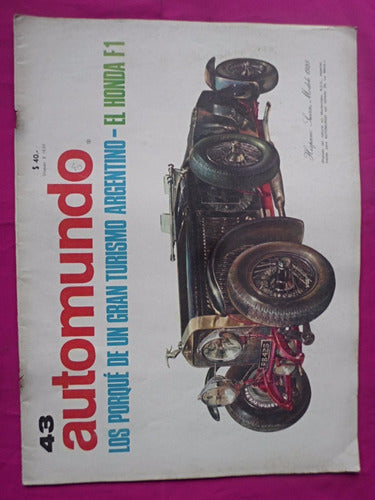 Revista Automundo N° 43 - 1966, Hispano Suiza Modelo 1928 0