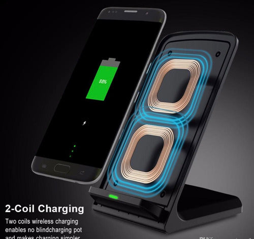 Fast Wireless Charging Base for Smartphones - Quick Charge, Portable, Anti-Slip Design 7
