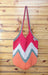Handcrafted Crocheted Chevron Tote Bag 1
