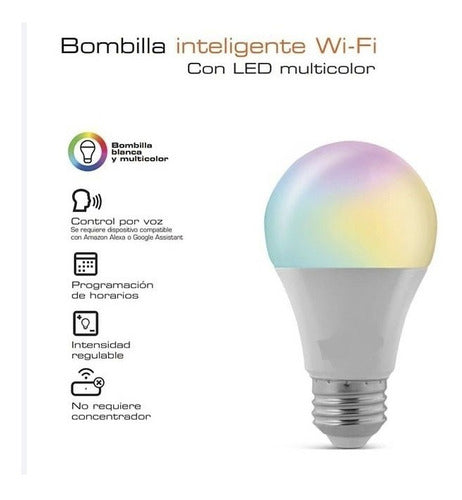 Purare Lámpara Led Inteligente Smart Wifi Alexa Siri 2