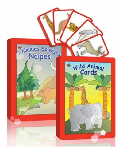 Laila Toms Flashcards in English - Fruits, Vegetables, Animals x 4 1