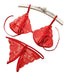 Lace Set with Adjustable Thong Women's Lingerie 10