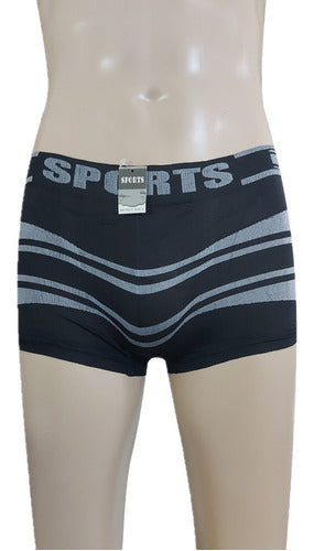 Sports Boxer Adolescente Hombre Rayados Microfibra Niño Calzoncillo 1