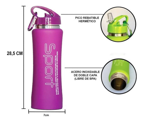 Big Star Sports Stainless Steel Thermal Sports Bottle 750ml 3