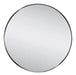 Round Circular Mirror 80cm with Frame and Installation Kit 0