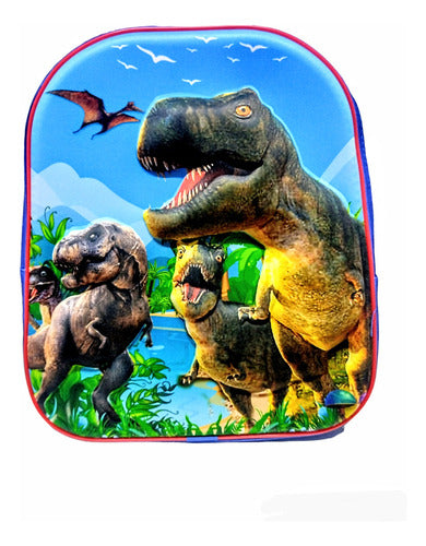 Children's 3D Dinosaur Backpack with Raised Details for School and Nursery 0
