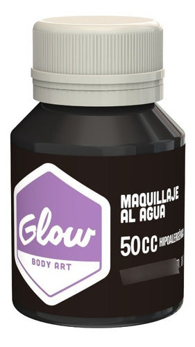 Liquid Artistic Glow Body Art Body Paint Basic Matte Colors - 50ml 0