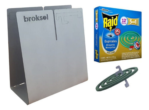 Broksol Espiral Raid x12 Camping Mosquito Support 0