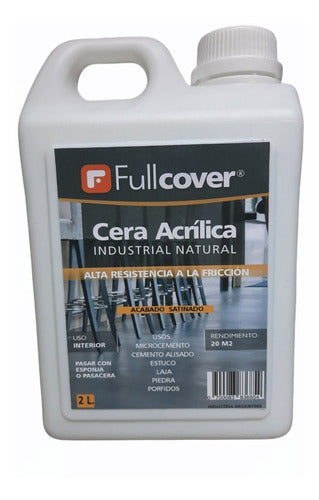 Full Cover Cera Fullcover Industrial Microcemento X 2lt 0