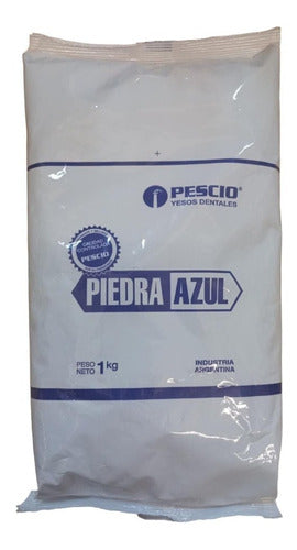 Pescio Dental Plaster Stone White, Blue, and Green 1kg 2