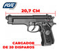 Metallic ASG M92 Spring Airsoft Pistol 6mm 2