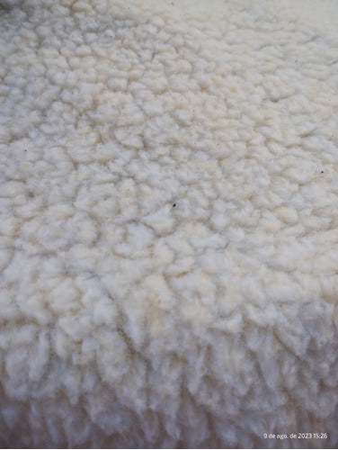 Natural Stiff Sheepskin Fabric 2