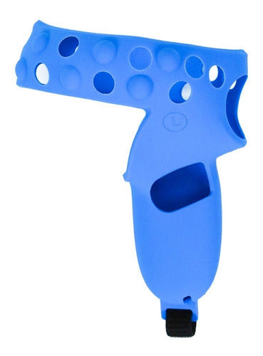 Grip Silicone Para Controle Proteção Azul 0