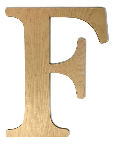 SKIPER Unfinished Wooden Letter for Wedding Guest Book 0