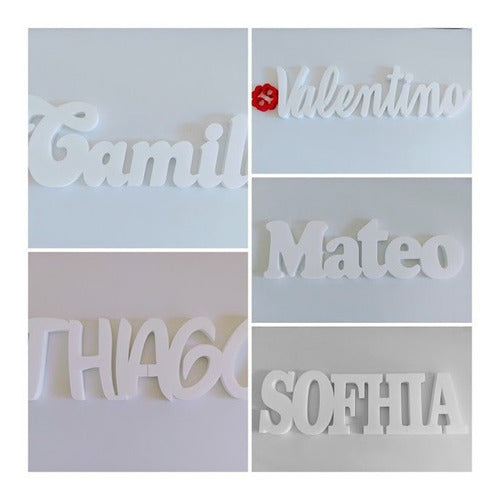 DARYLUZ LETRAS Baby Shower Name Sign Candy Polifan Birth Corp 2